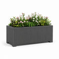 Pflanzkasten Anthrazit aus Polypropylen rechteckig 80 x 30 x 40 cm
